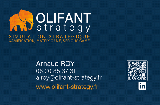 Carte de visite d'Arnaud ROY, OLIFANT strategy